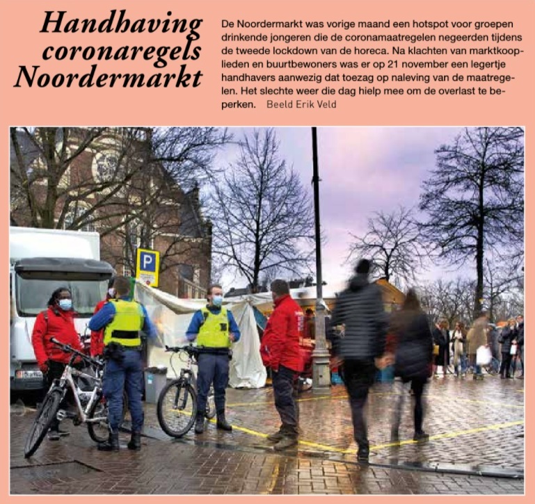 Handhaving Noordermarkt © Erik Veld